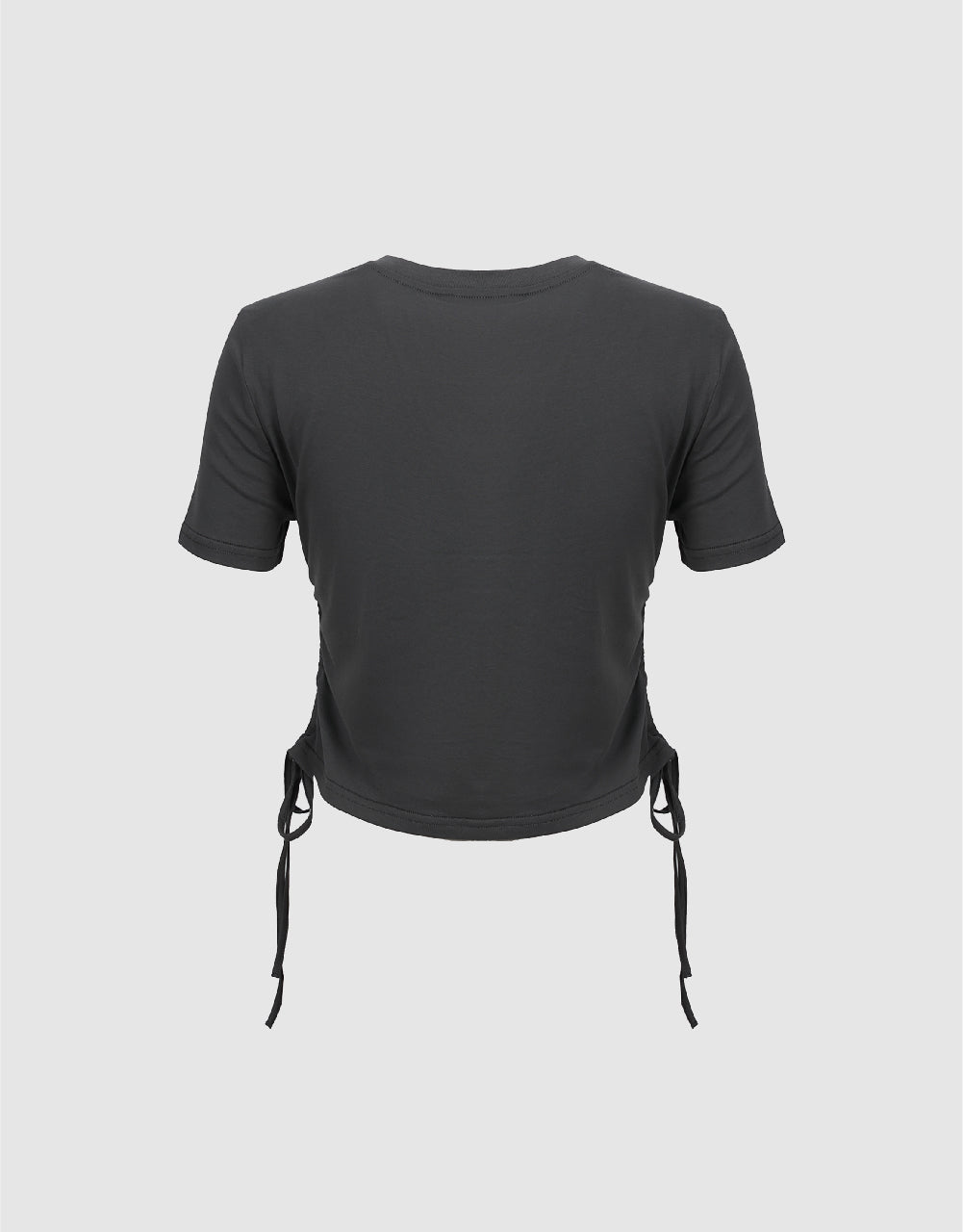 Lace Up Side Skinny T-Shirt
