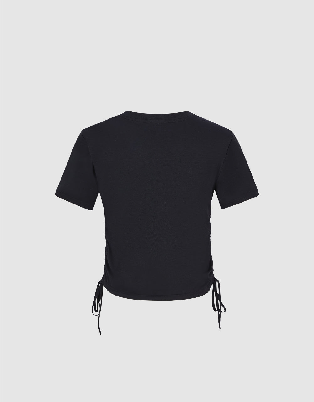Lace Up Side Skinny T-Shirt