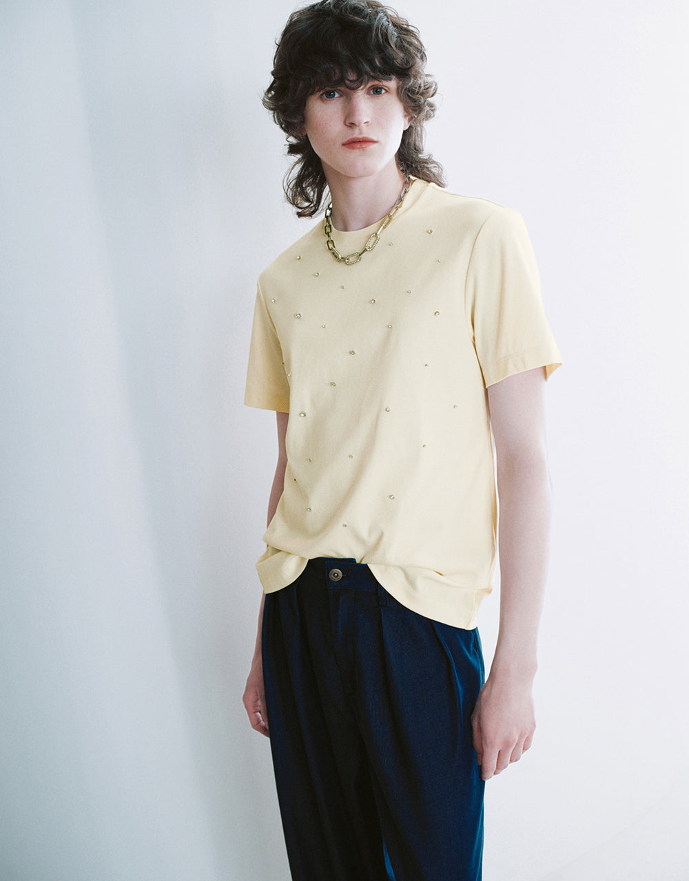 Crew Neck A-Line T-Shirt