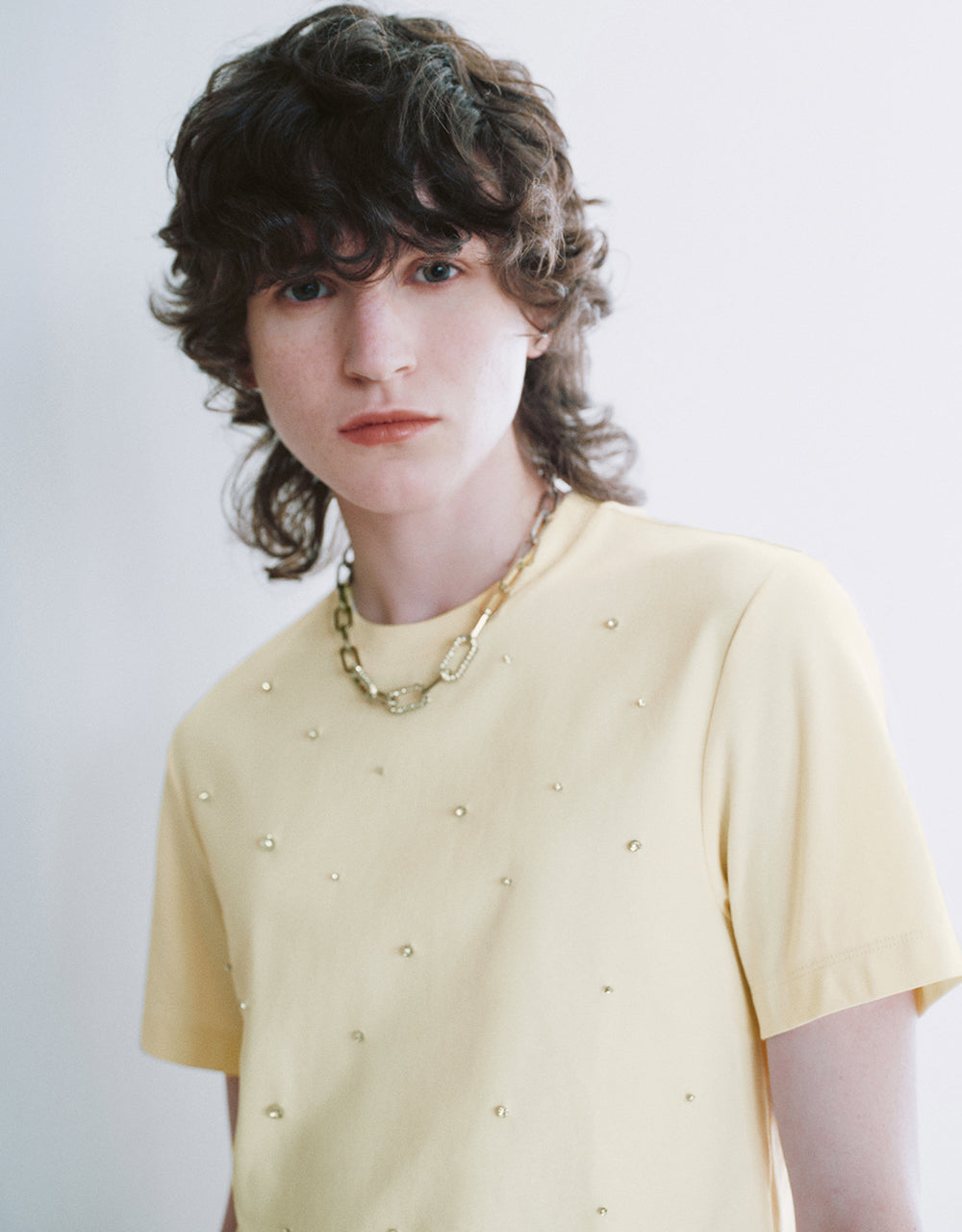 Crew Neck A-Line T-Shirt