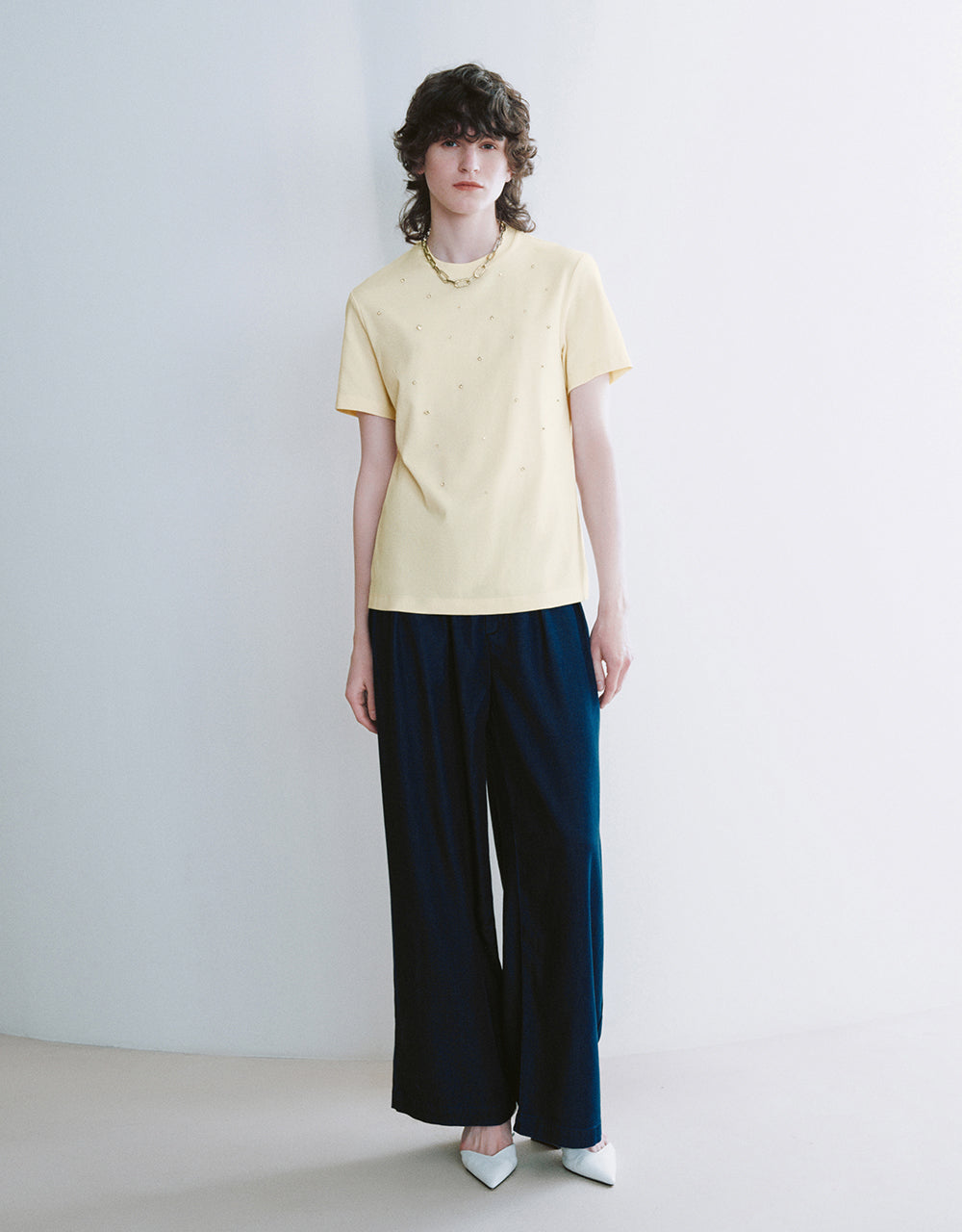 Crew Neck A-Line T-Shirt