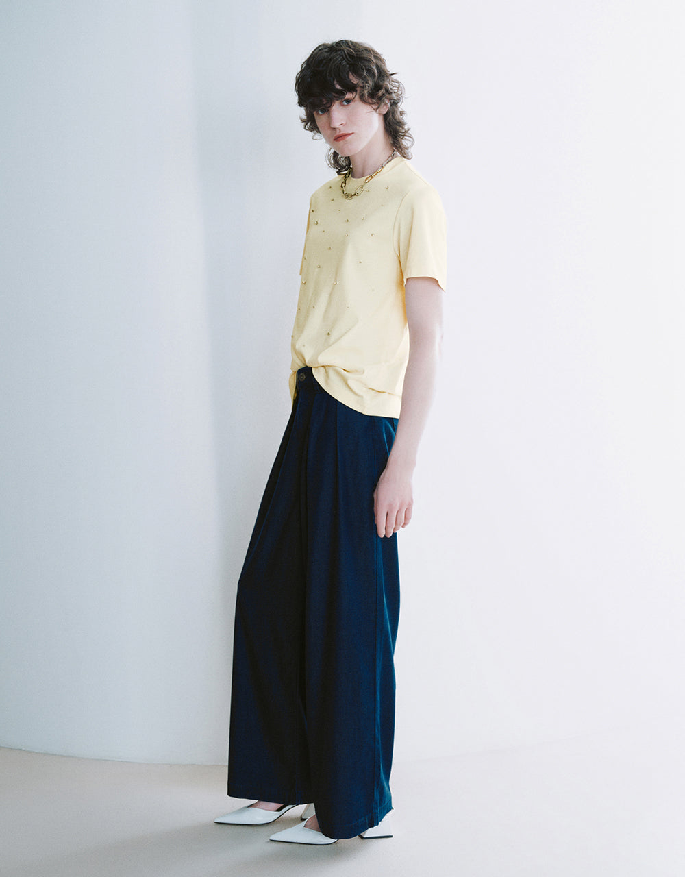 Crew Neck A-Line T-Shirt