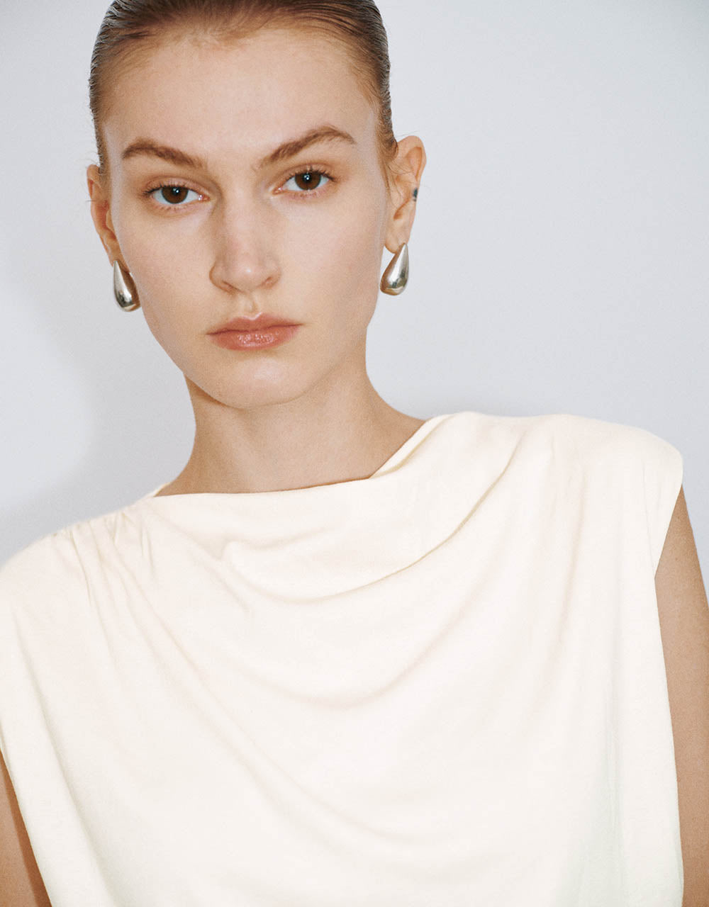 Cowl Neck Skinny Tank Top