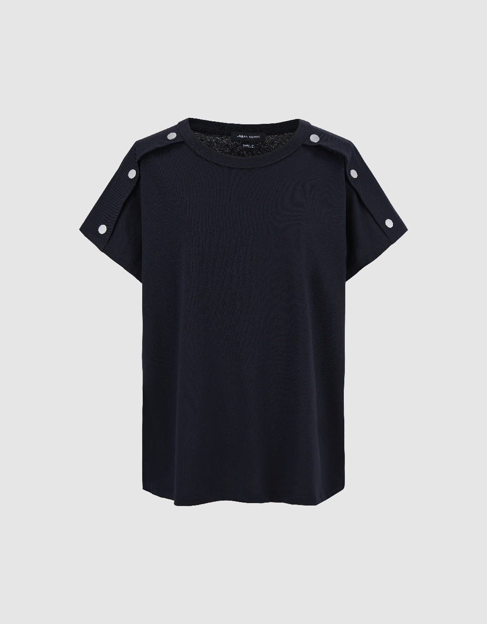 Crew Neck Straight T-Shirt