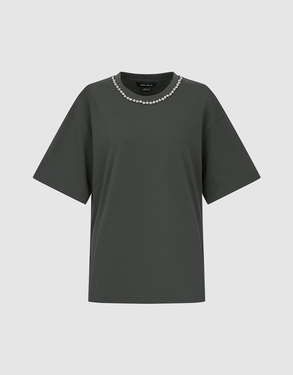 Crew Neck Straight T-Shirt