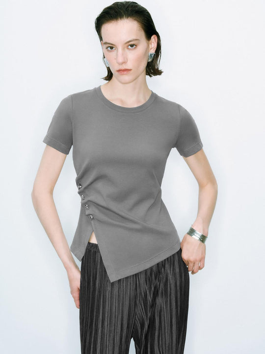 Split Hem T-Shirts