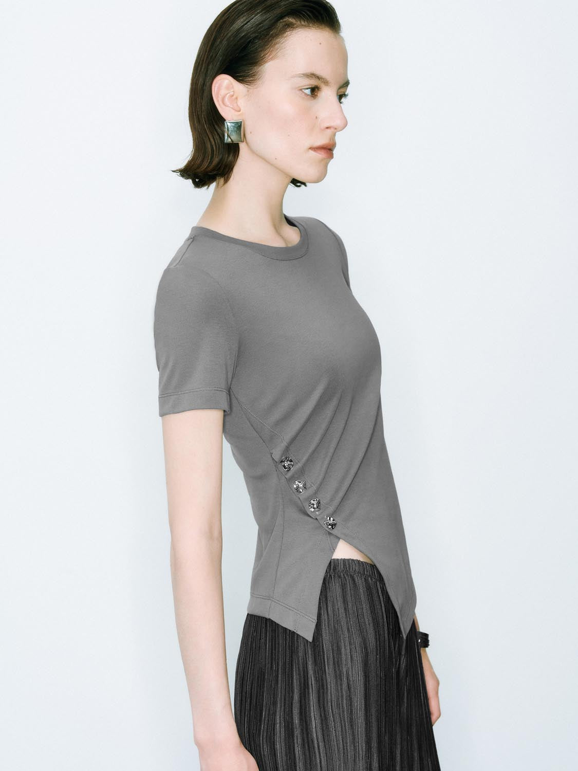 Split Hem T-Shirts
