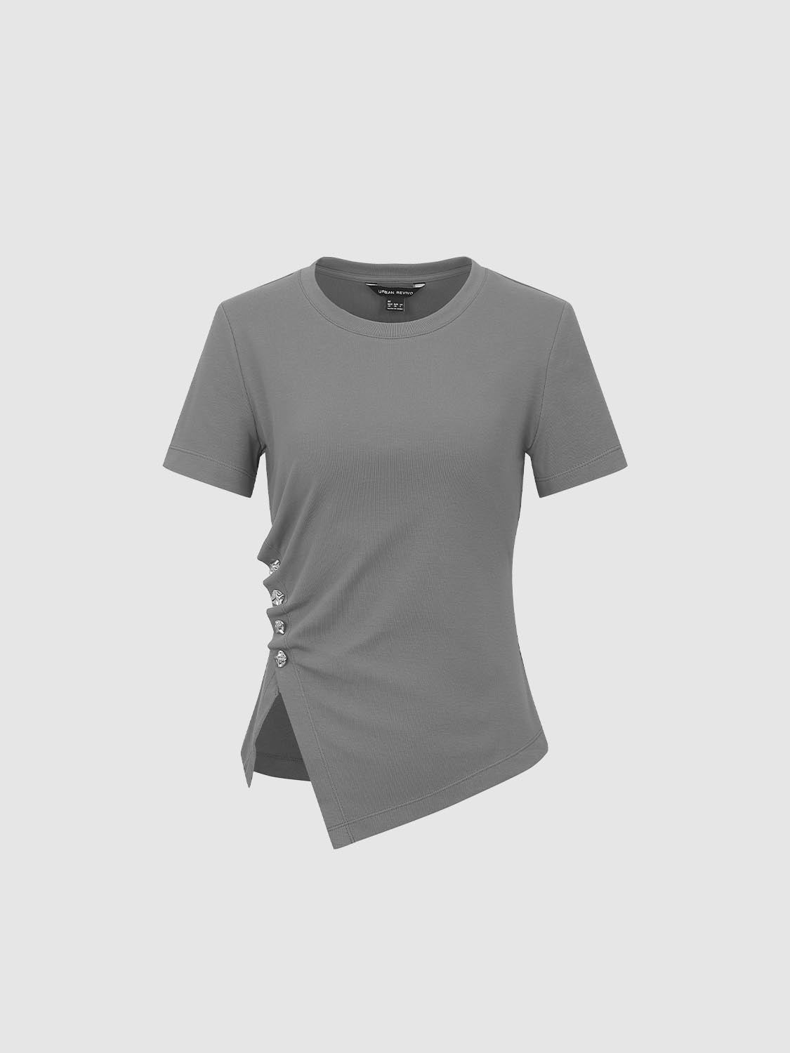 Split Hem T-Shirts