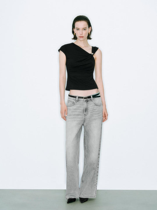 One Shoulder Blouses