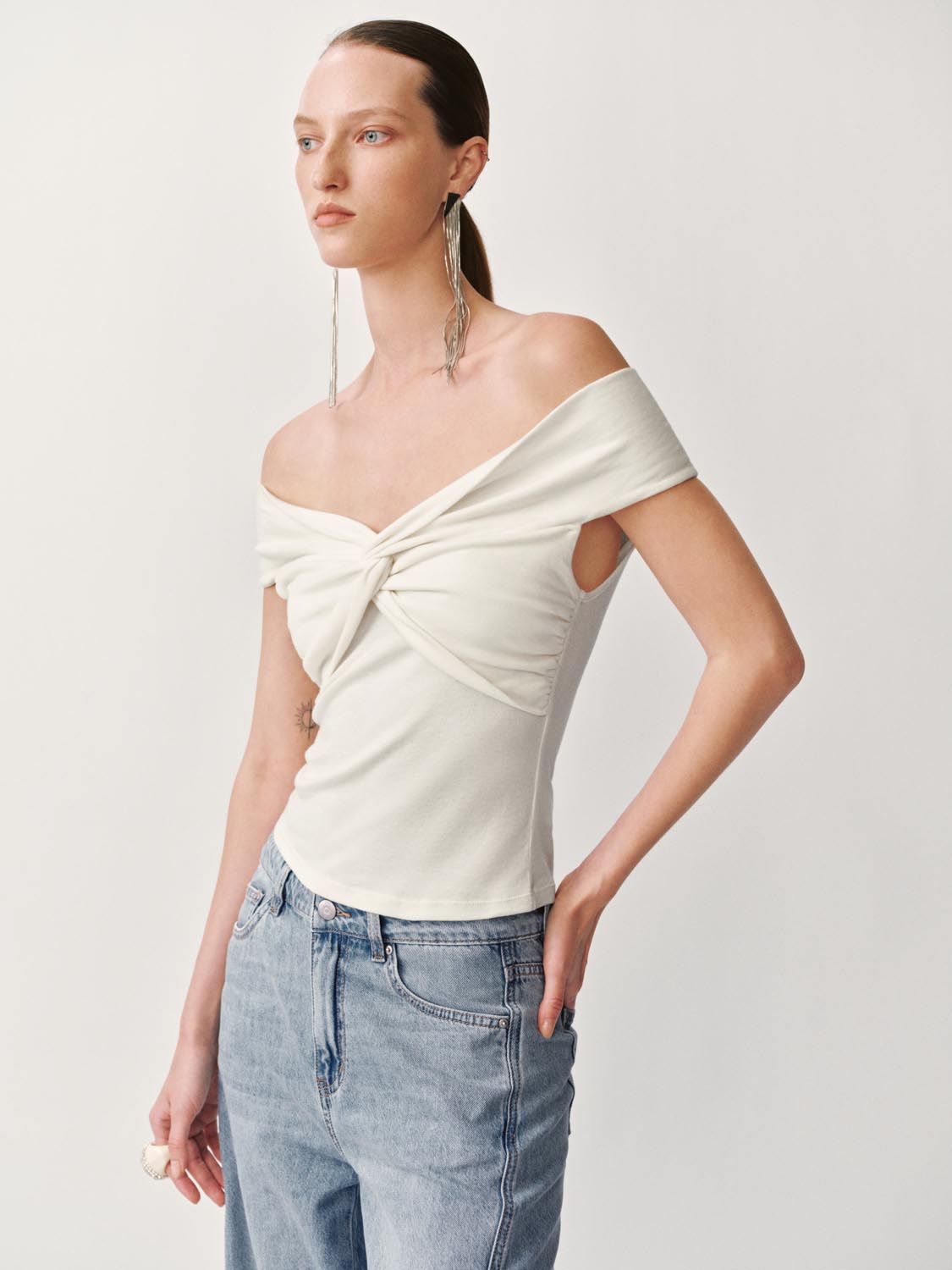 Twisted Front Blouses