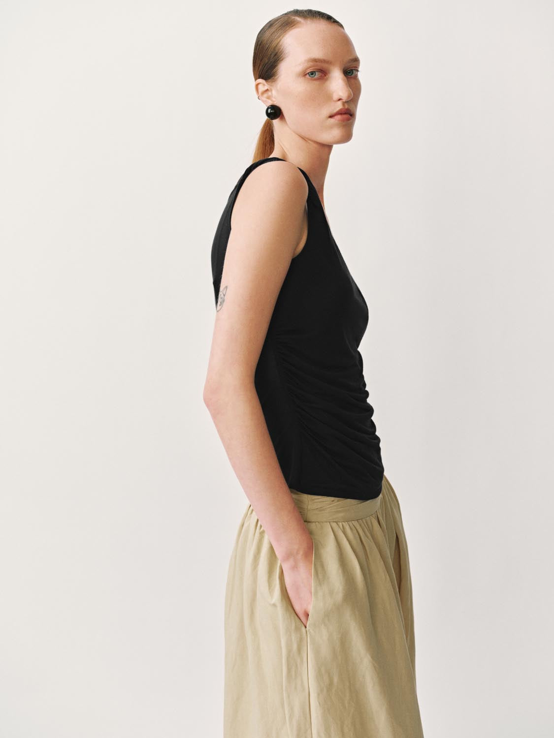 Irregular Strap Tank Tops