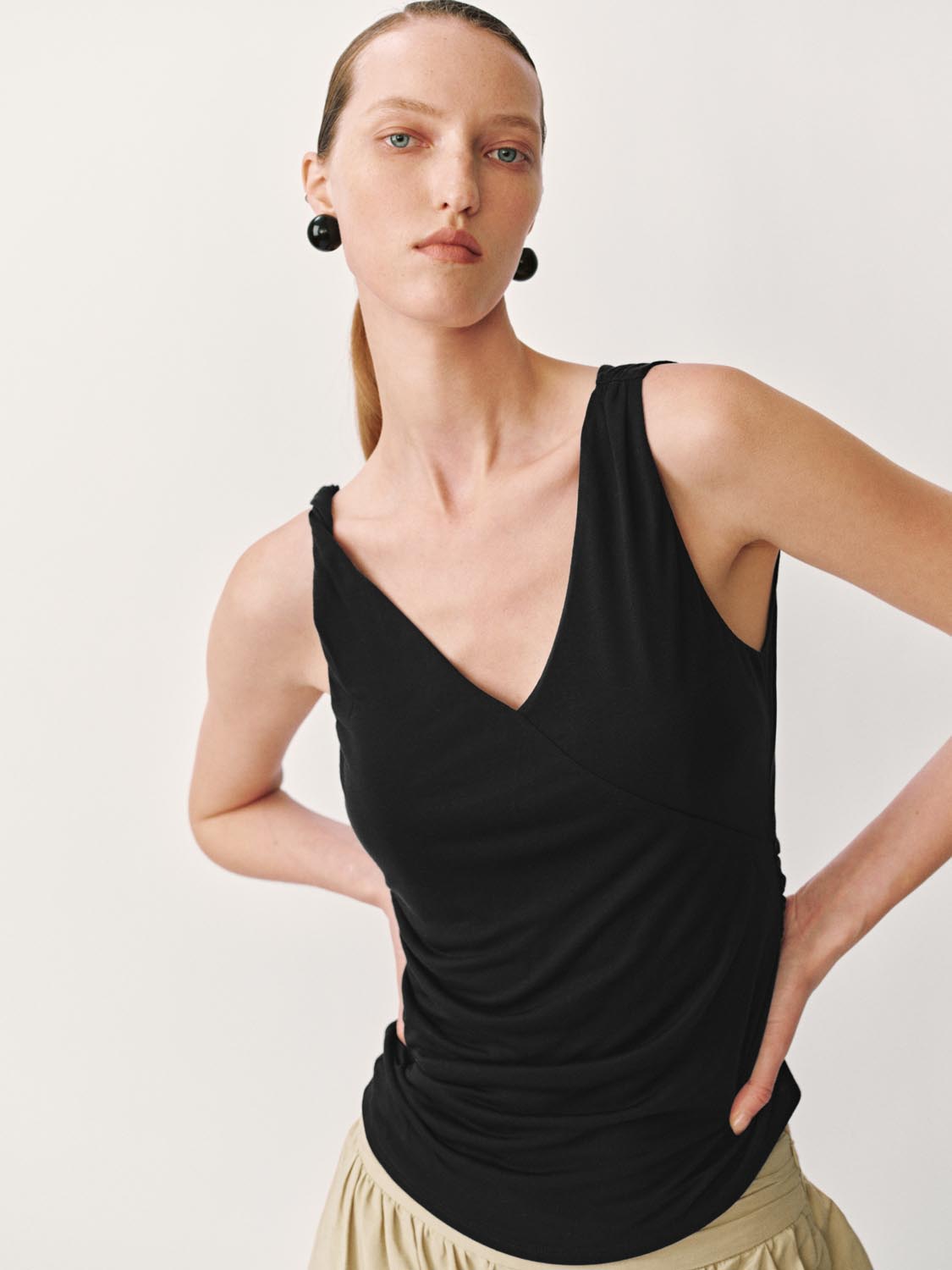 Irregular Strap Tank Tops