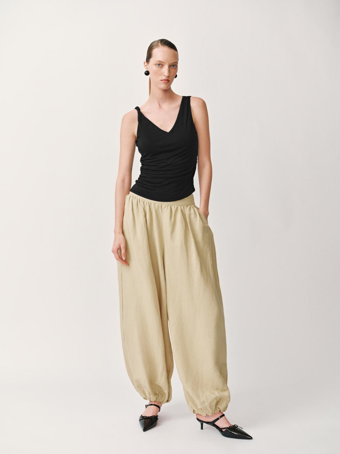 Irregular Strap Tank Tops