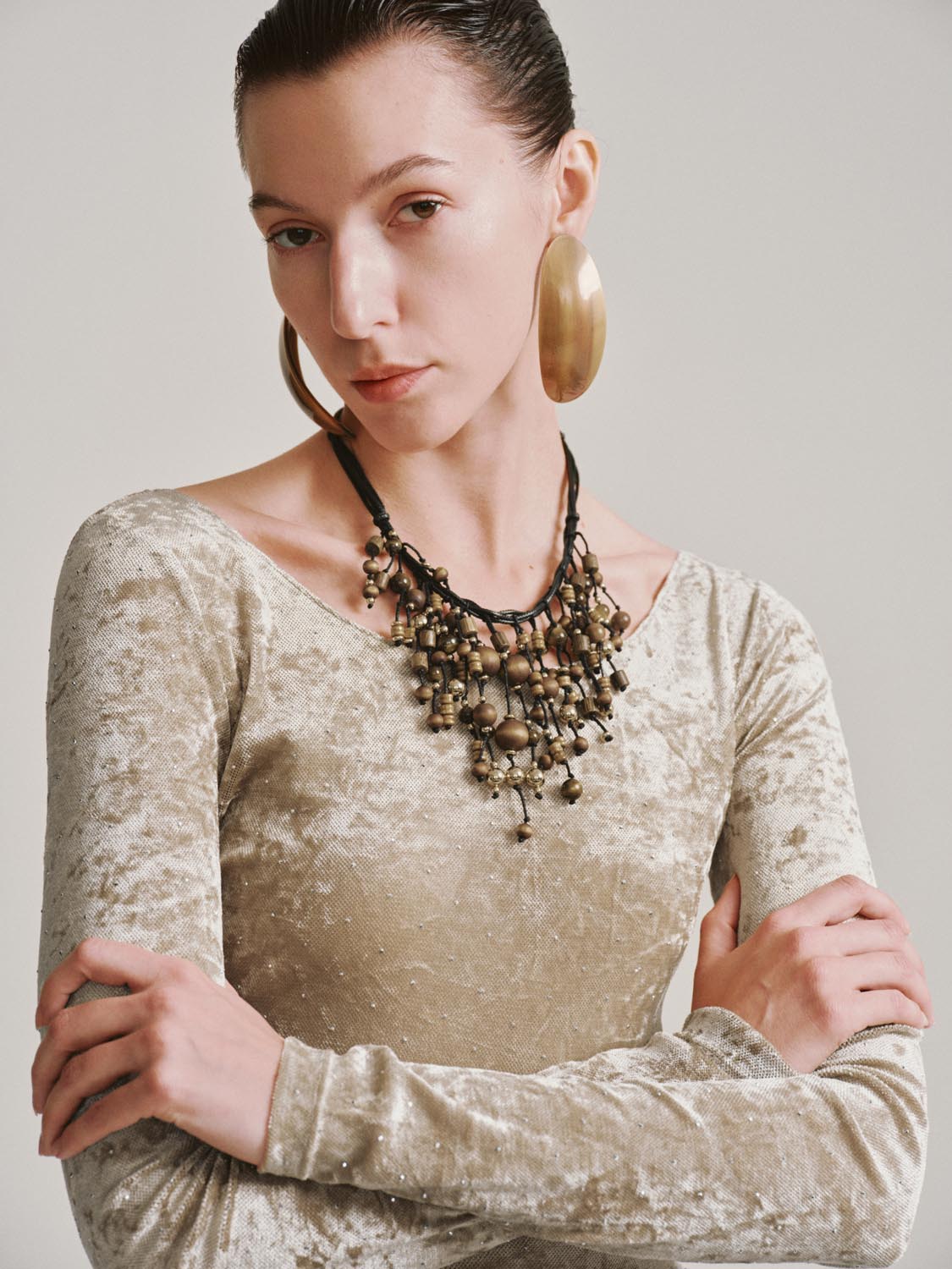 Scoop Neck Long Sleeve T-Shirts