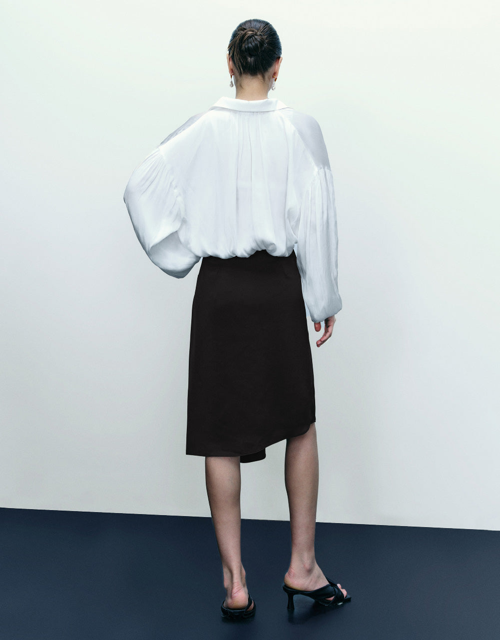 Midi A-Line Skirt