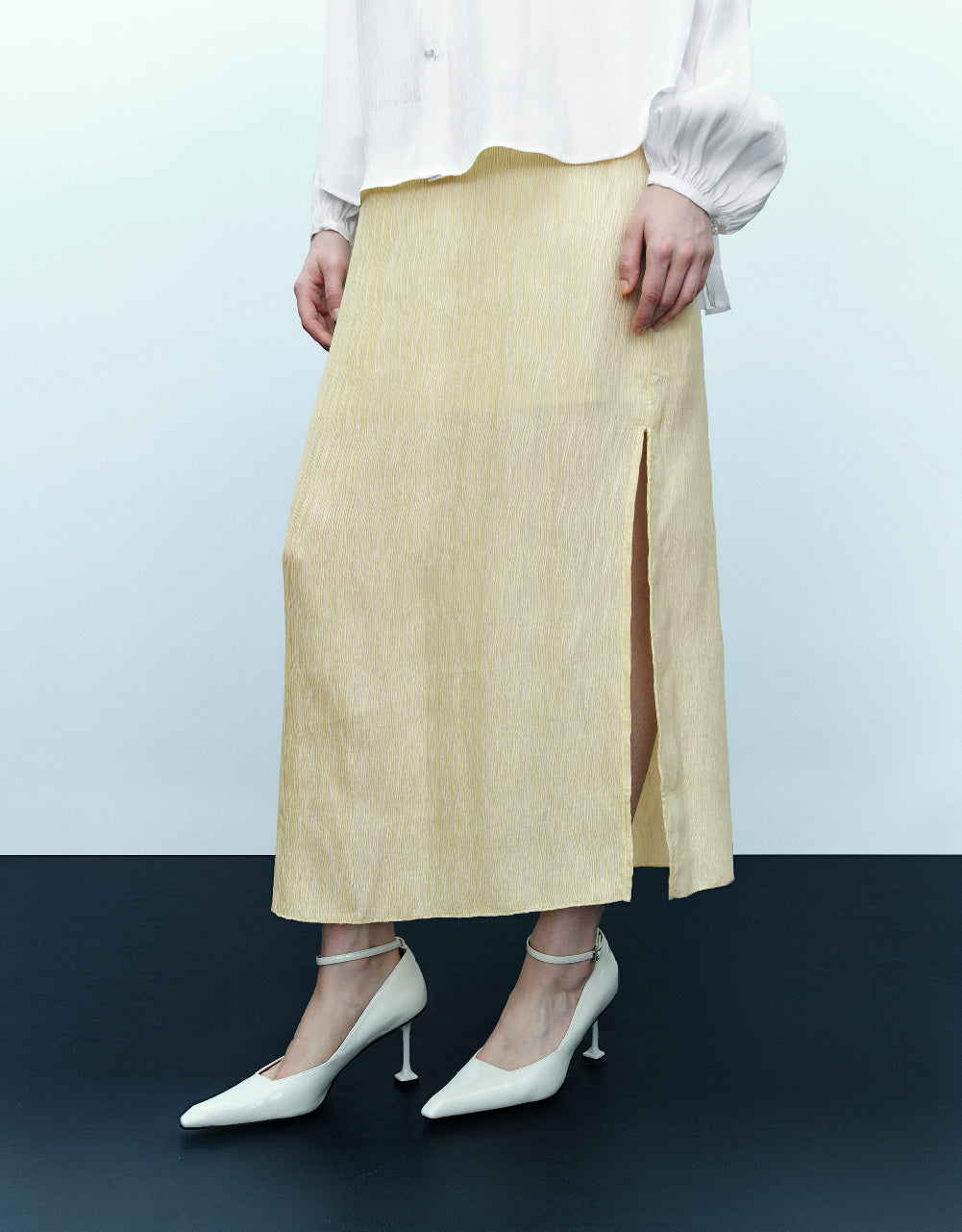 Midi A-Line Skirt