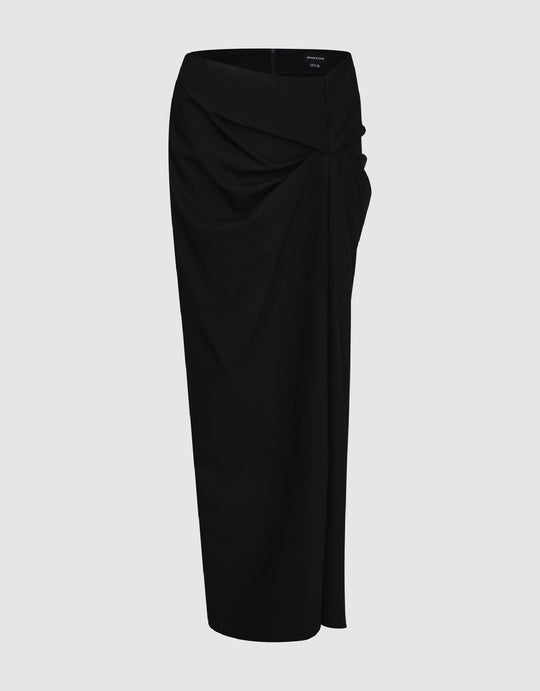 Wrapped Straight Skirt