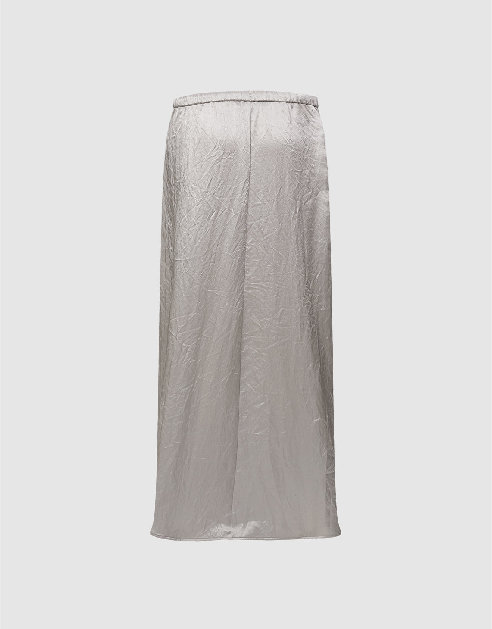 Textured Drawstring Waist Straight Skirt