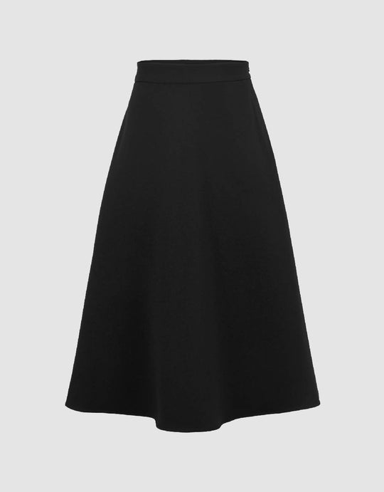 Midi A-Line Skirt