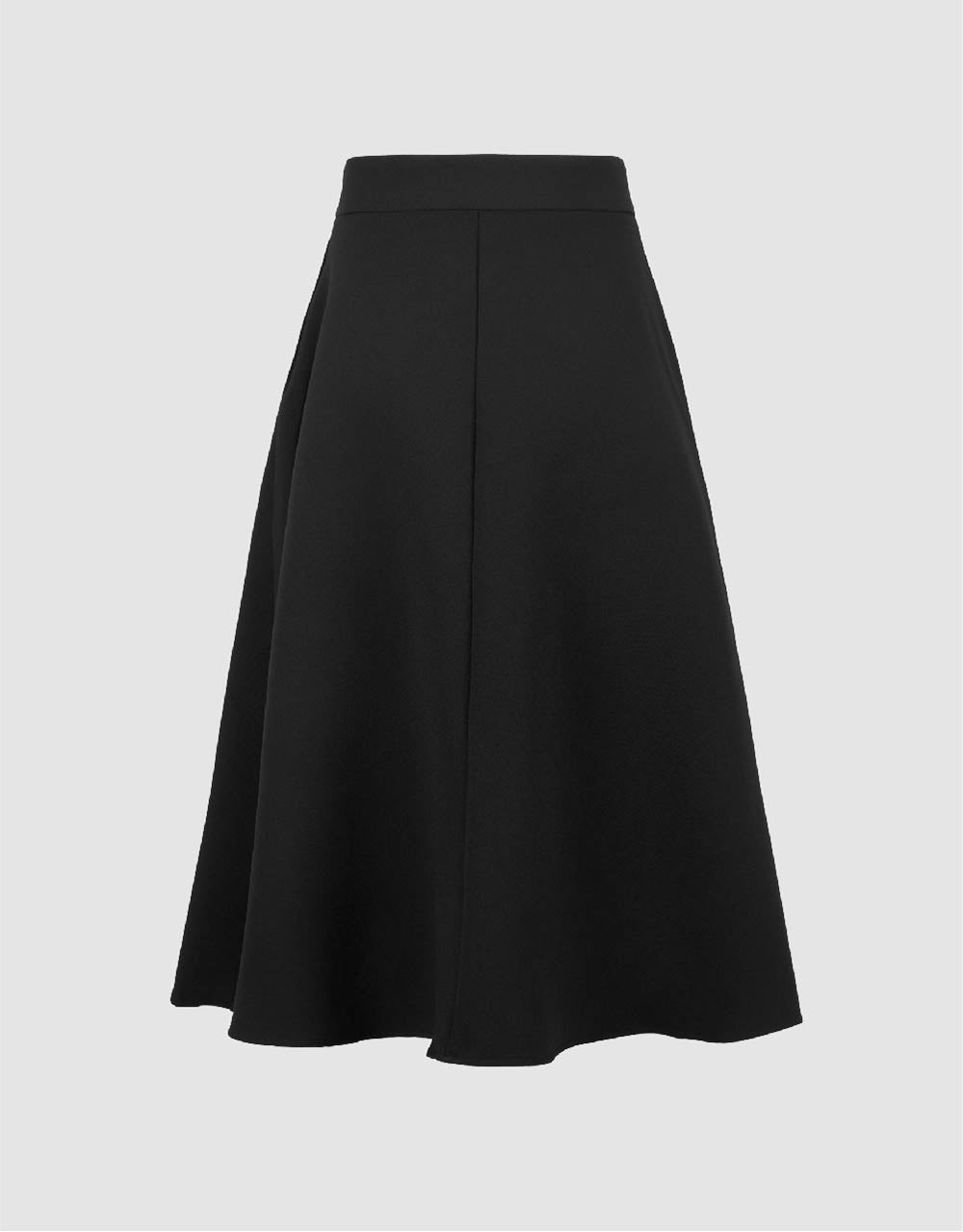 Midi A-Line Skirt