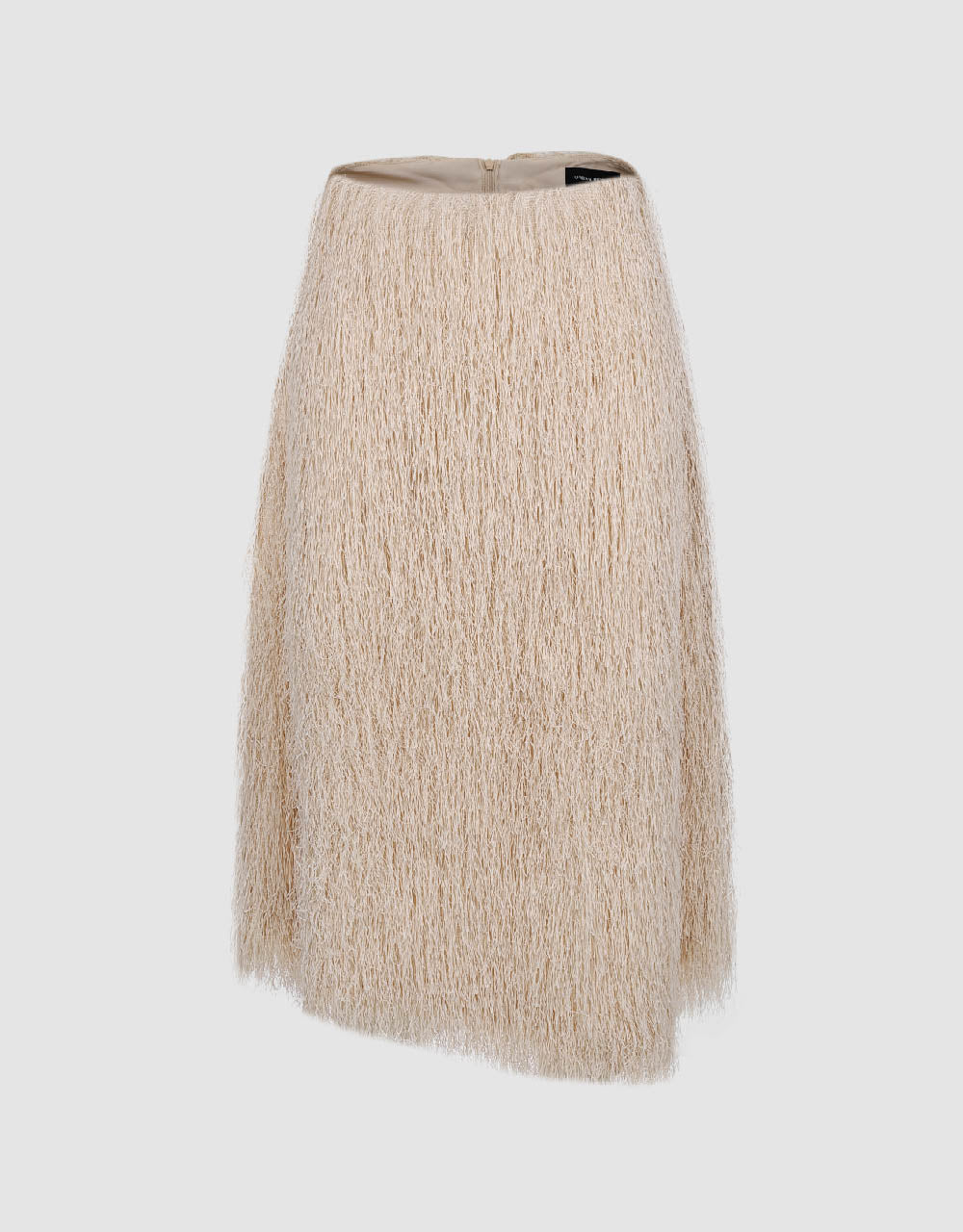Furry Midi A-Line Skirt