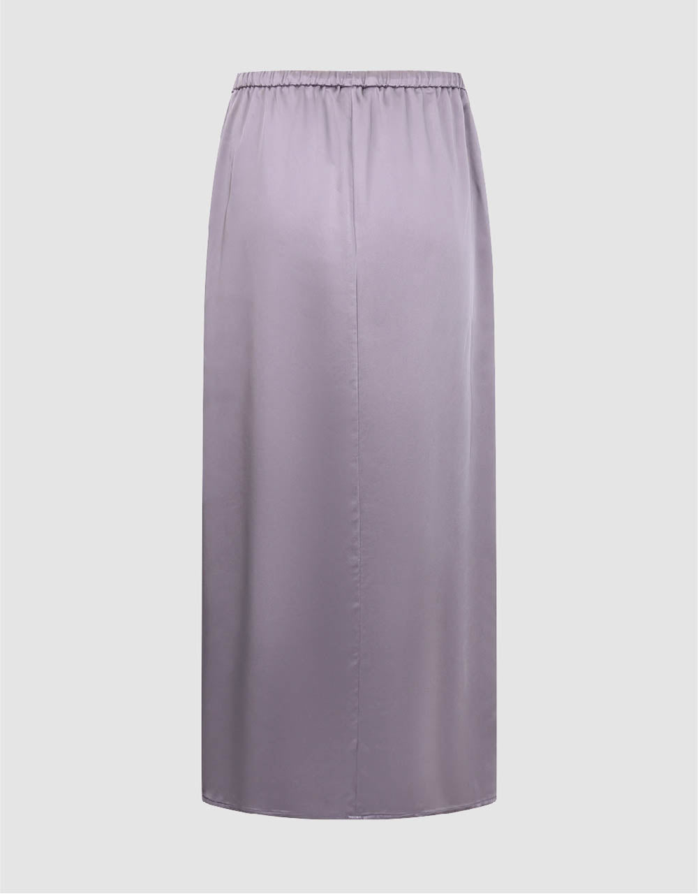 Drawstring Waist Midi A-Line Skirt
