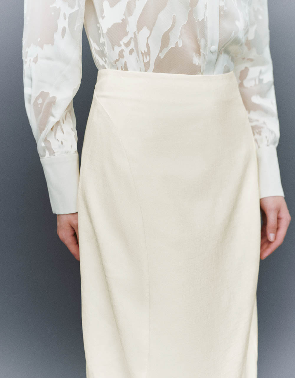 Midi Balloon Skirt