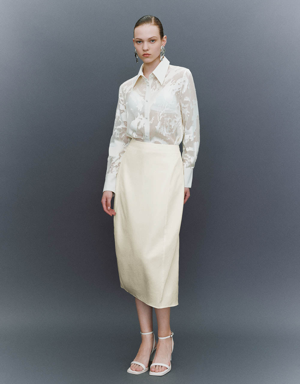 Midi Balloon Skirt
