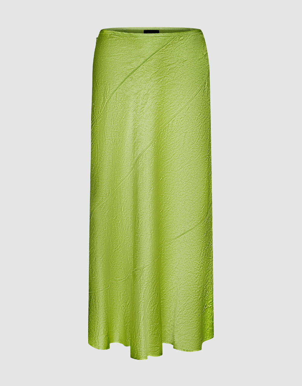 Ruffle Midi A-Line Skirt