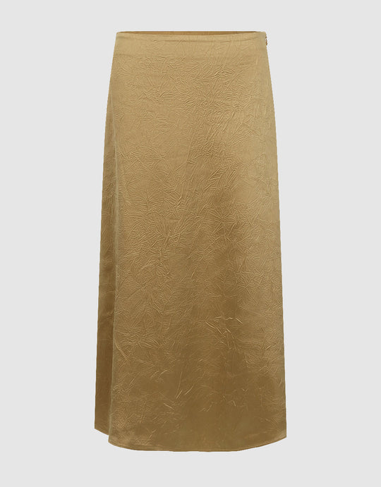 Midi A-Line Skirt