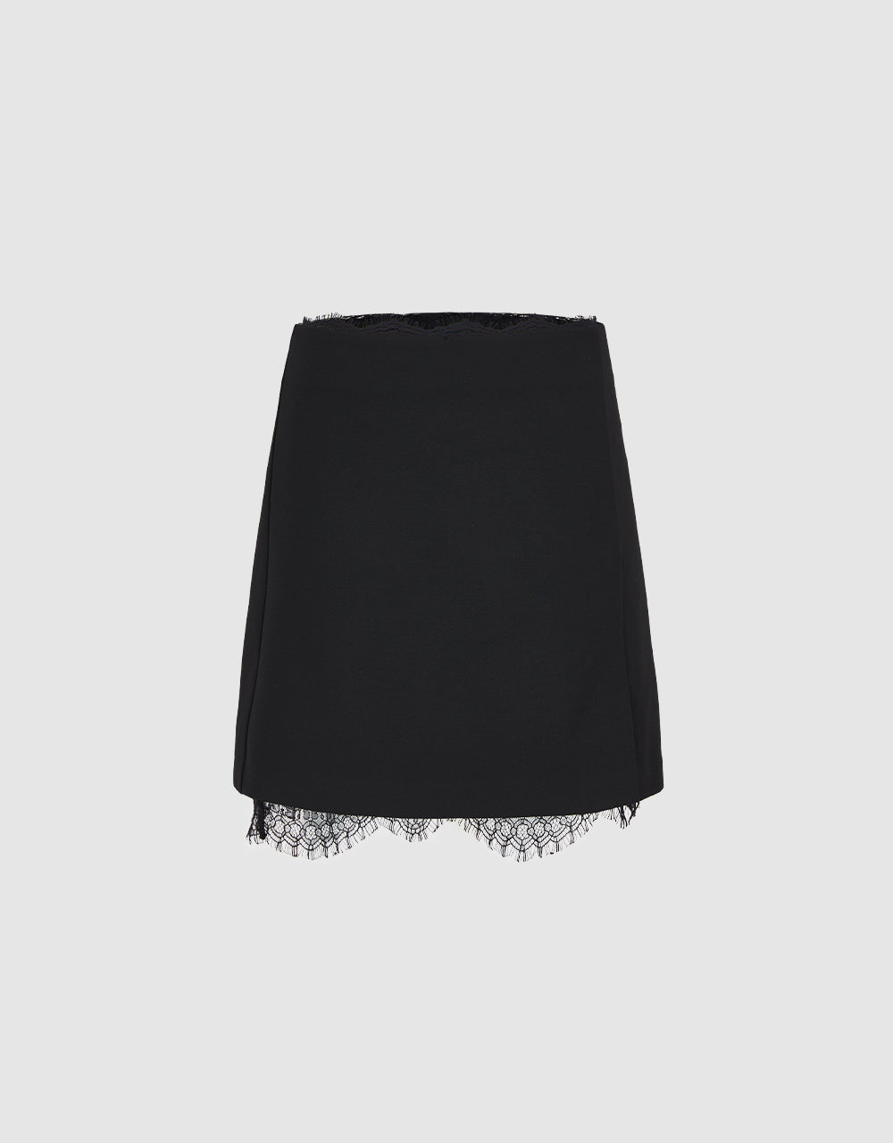 Lace Mini Straight Skirt