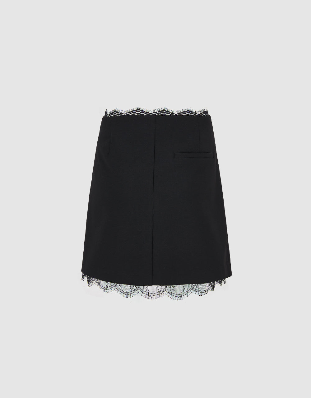 Lace Mini Straight Skirt