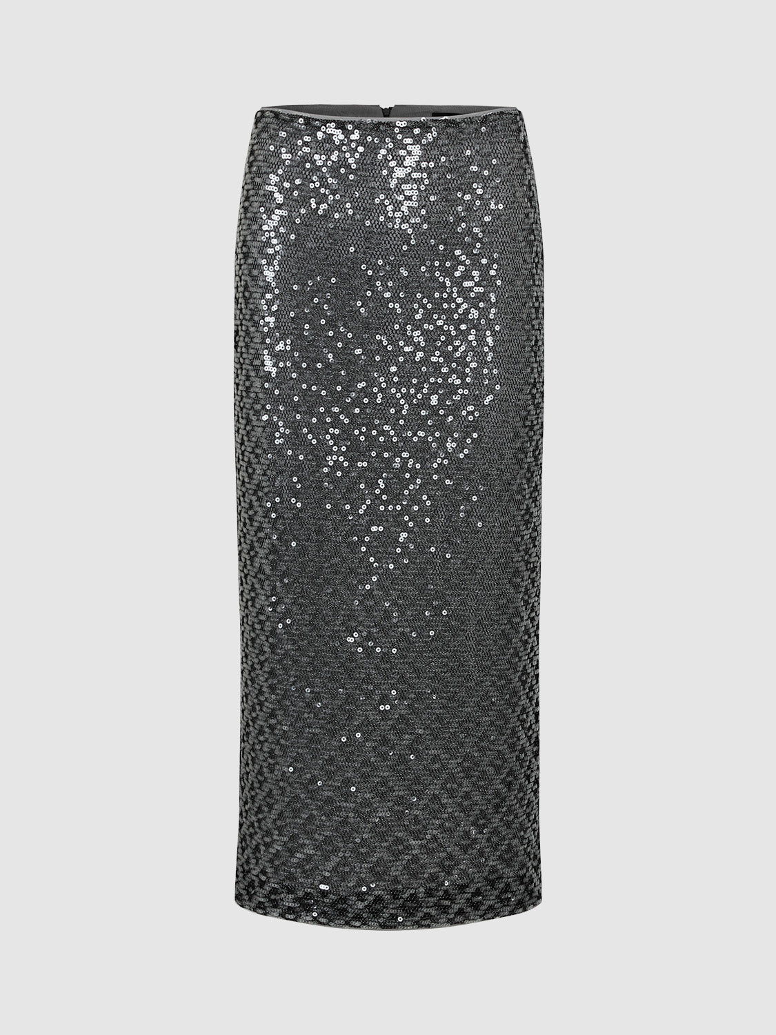 Sequins Midi Straight Skirt