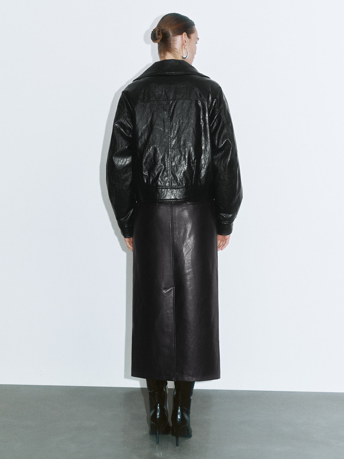 Leather Straight Skirts