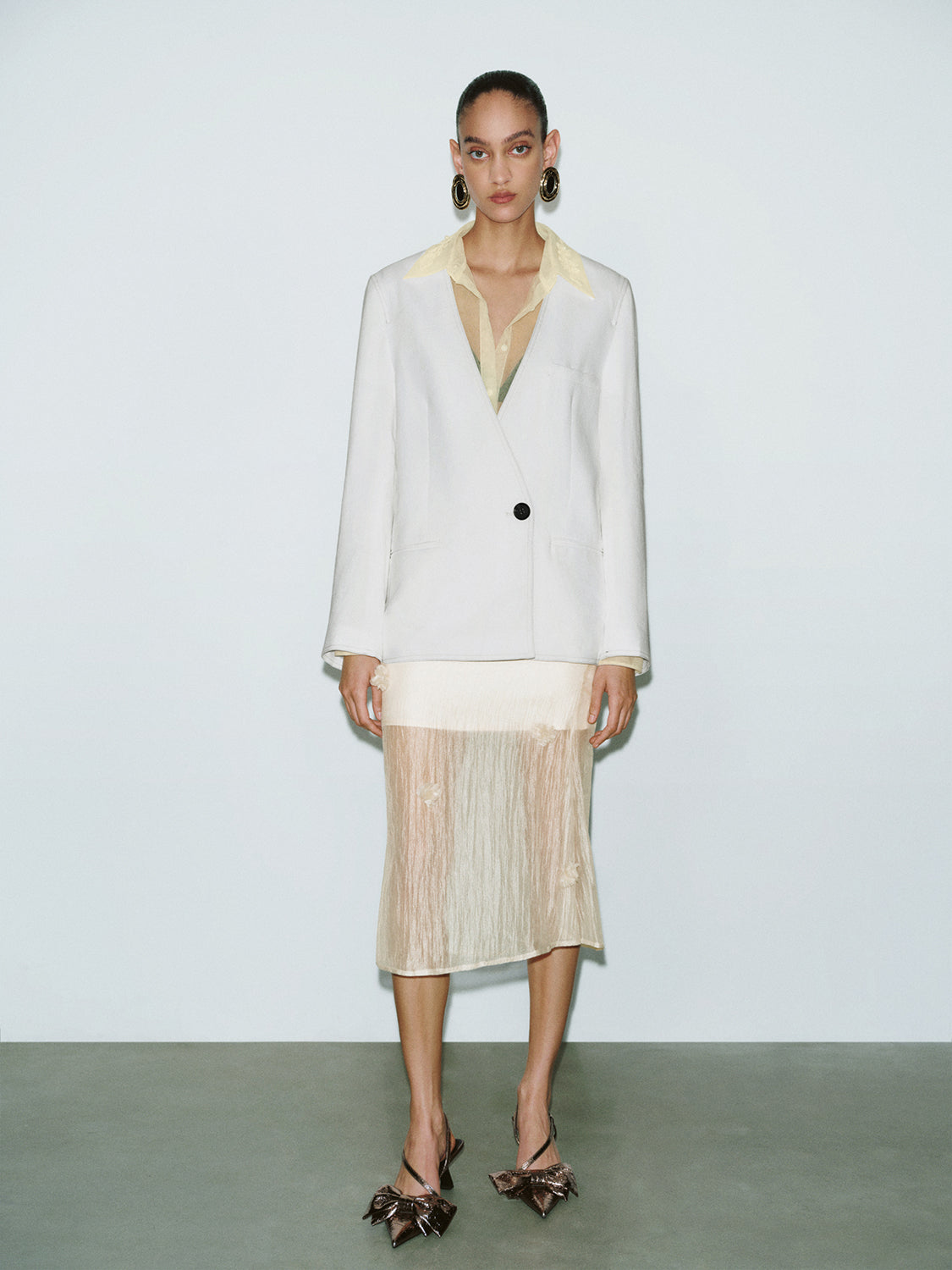 Sheer Fishtail Skirts