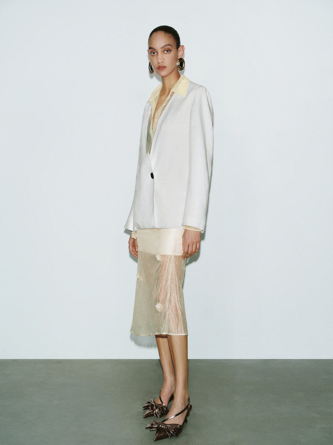 Sheer Fishtail Skirts