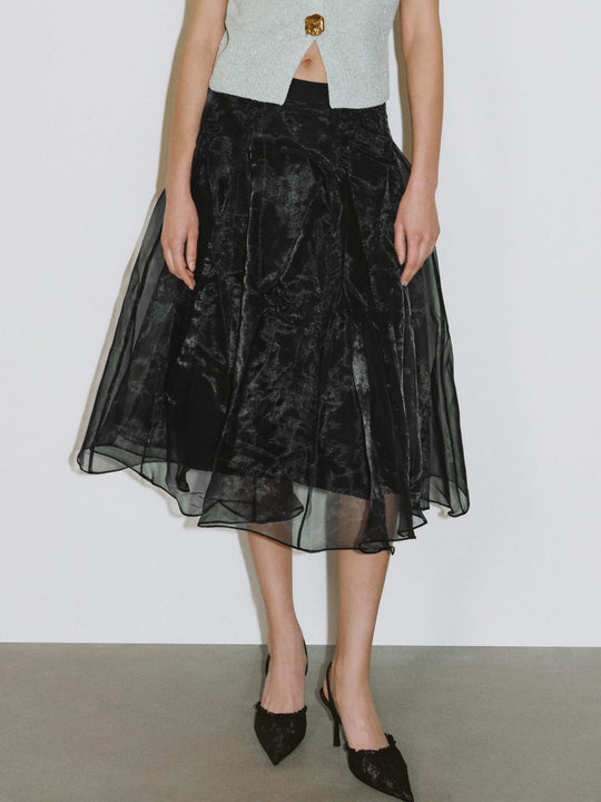 A-Line Mesh Skirts