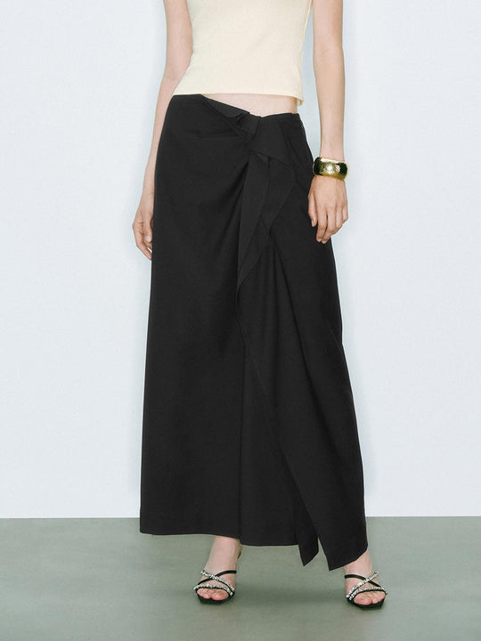 Irregular Straight Maxi Skirts