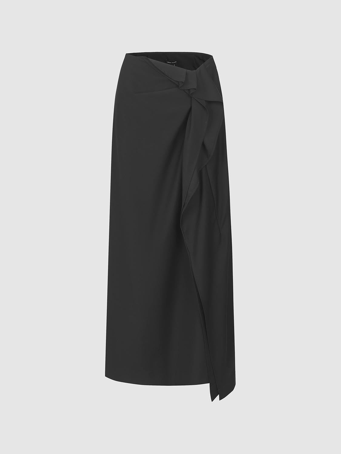 Irregular Straight Maxi Skirts