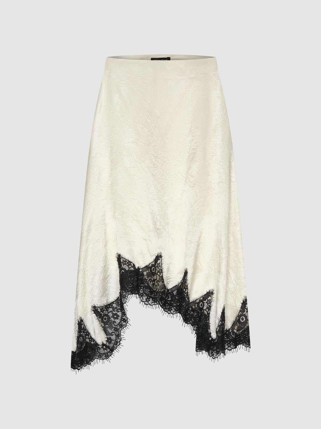 Irregular Lace Hem A-Line Skirts