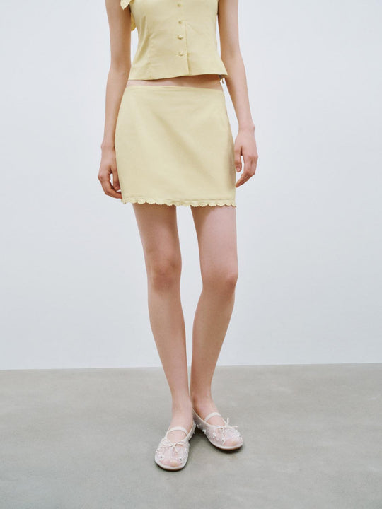 Straight Mini Skirts