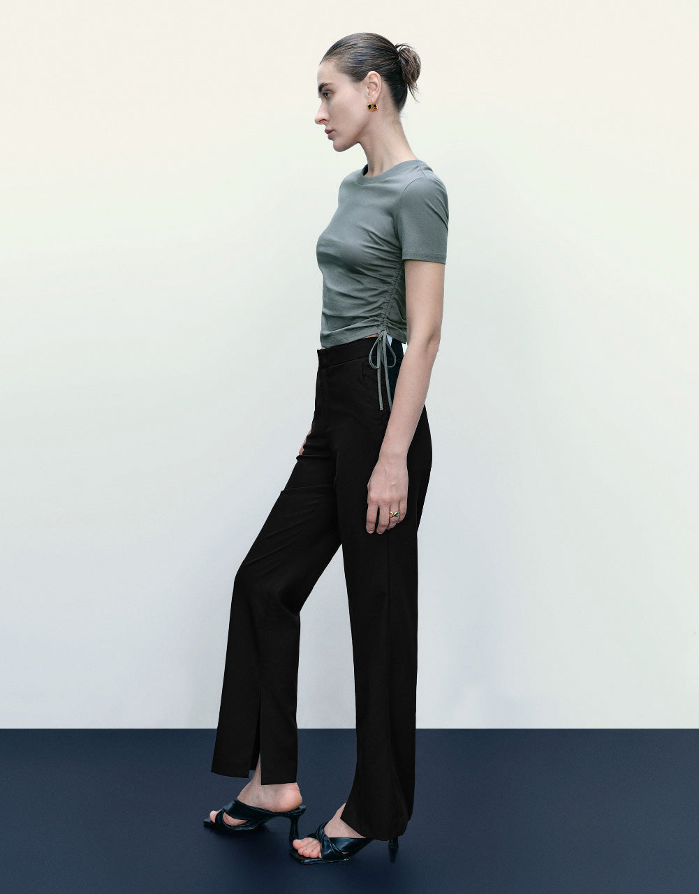 Tailored Straight Pants