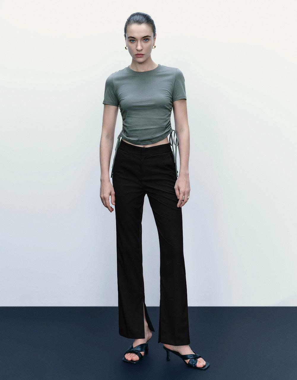 Tailored Straight Pants