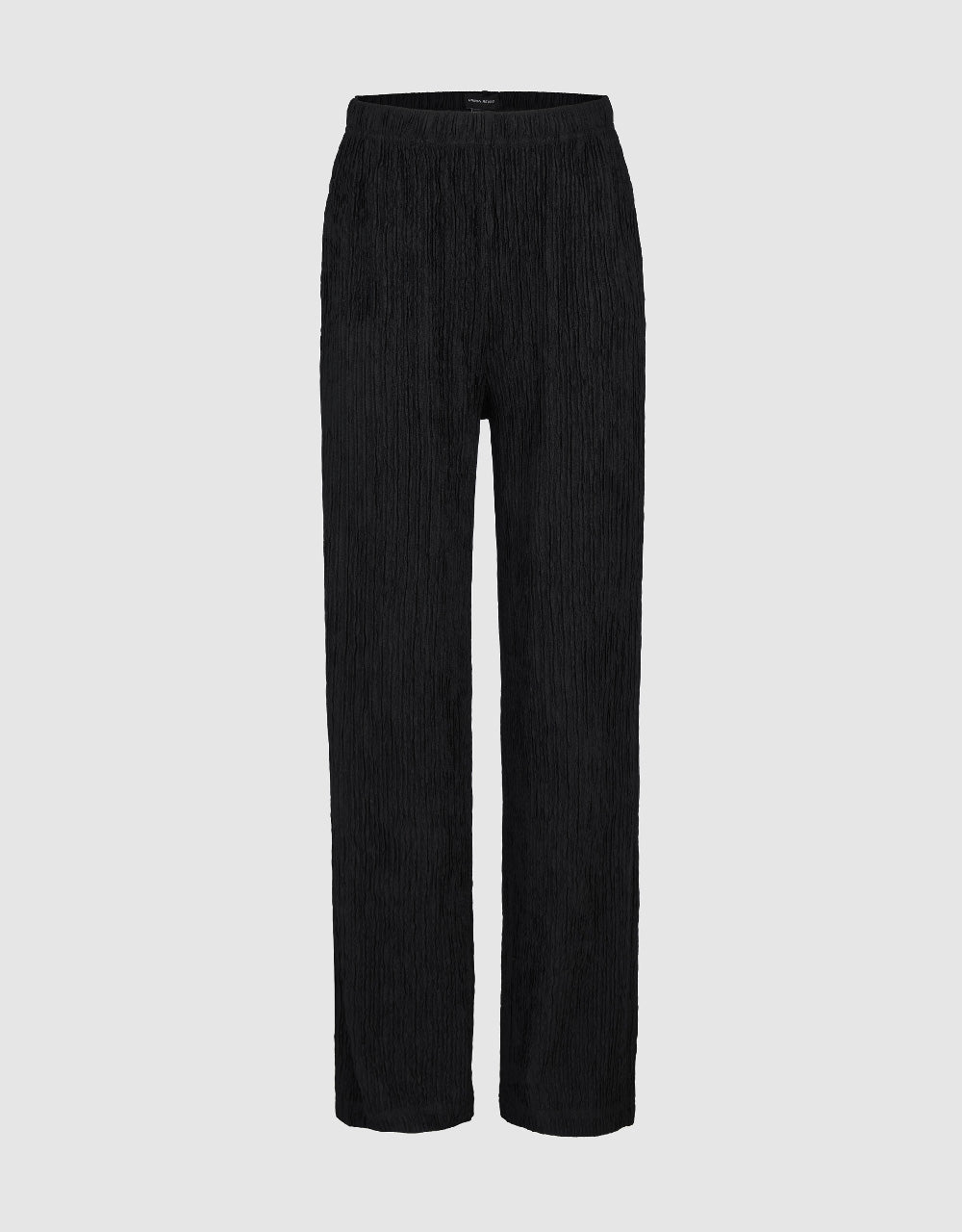 Elastic Waist Knitted Straight Pants