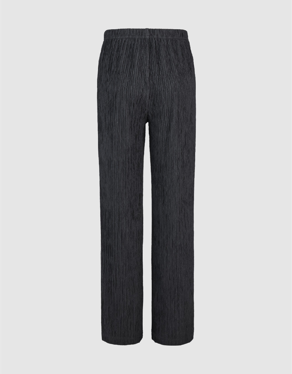 Elastic Waist Knitted Straight Pants