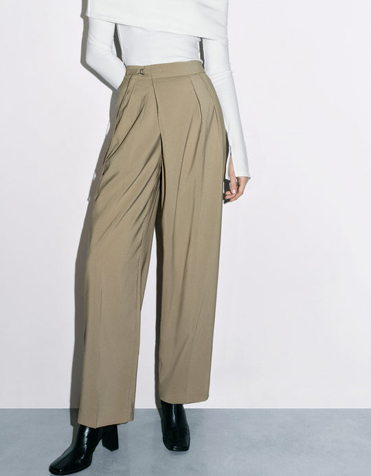 Tailored Straight Pants