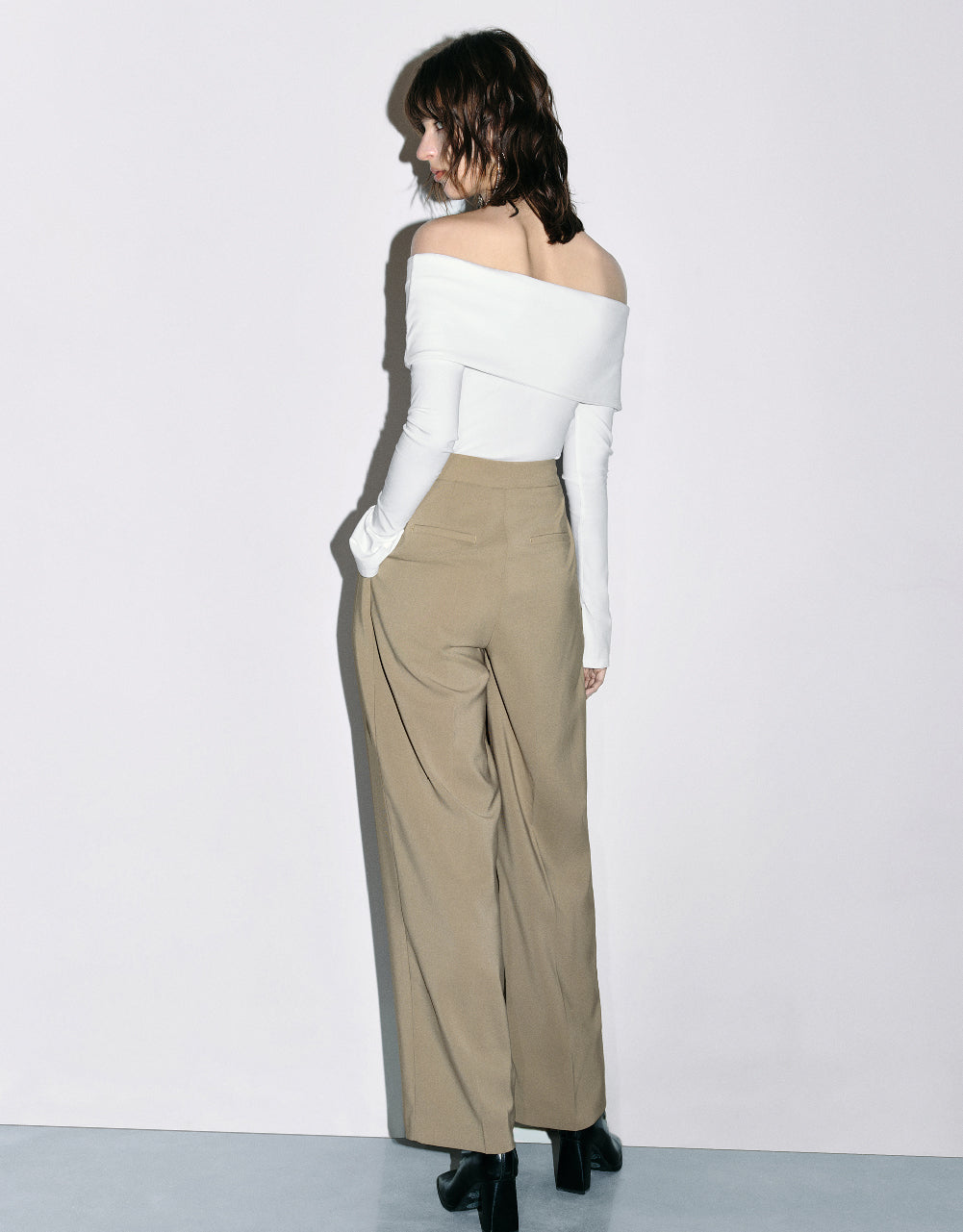 Tailored Straight Pants