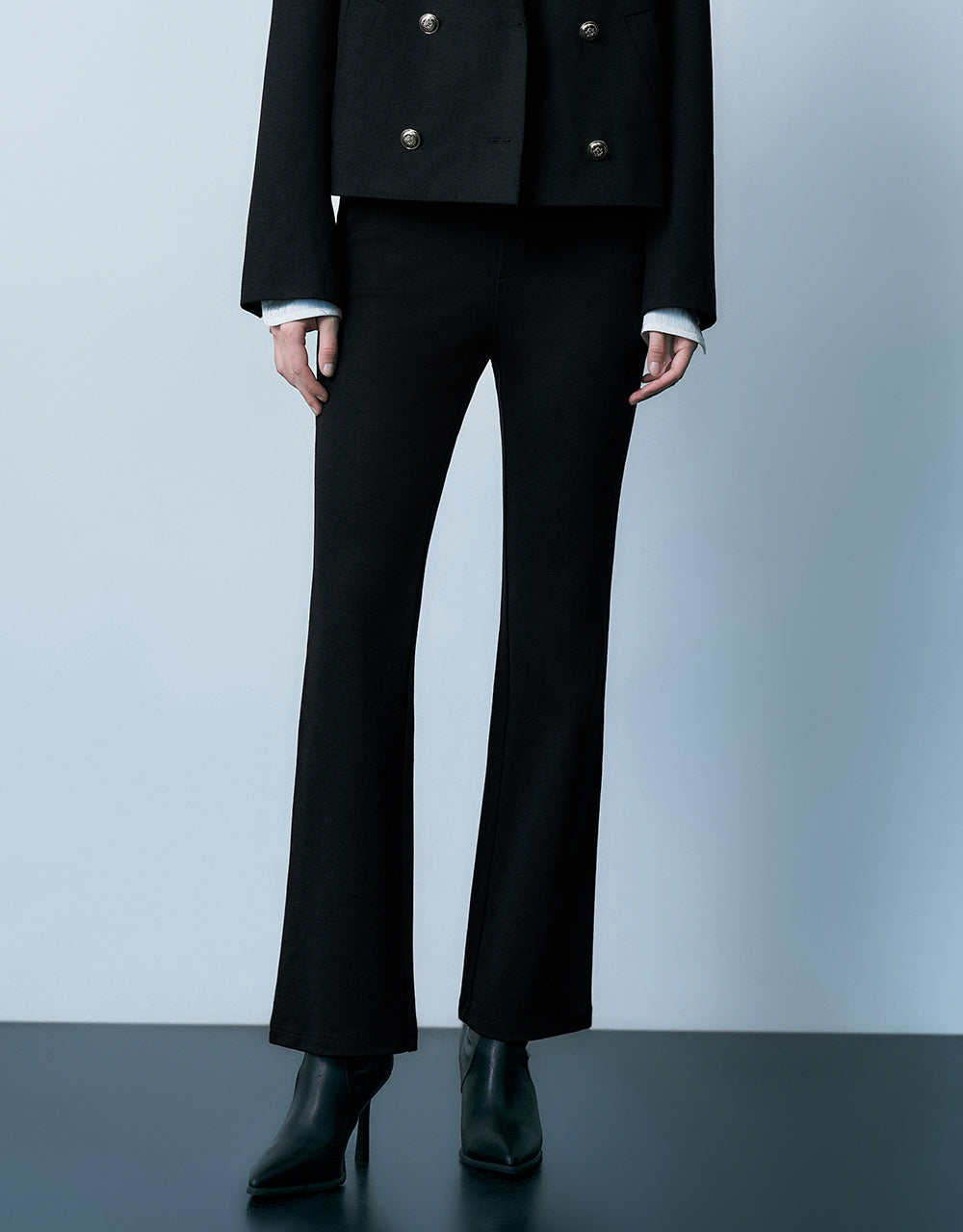 Knitted Flare Pants