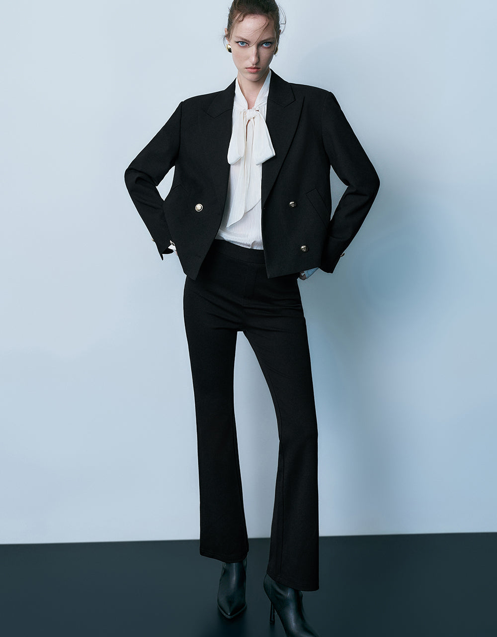 Knitted Flare Pants