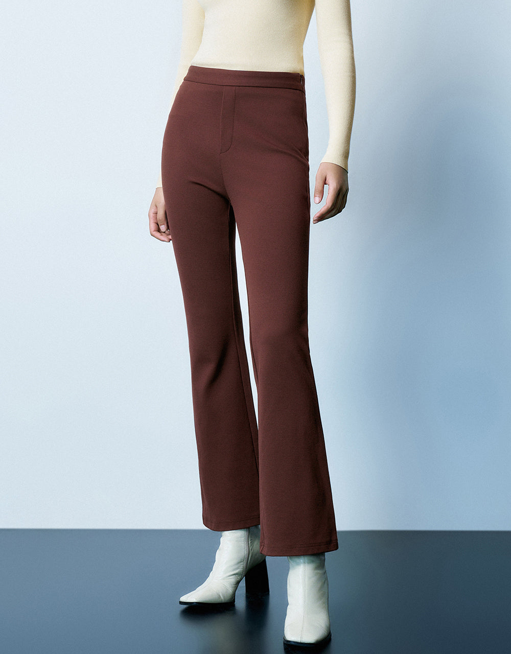 Knitted Flare Pants
